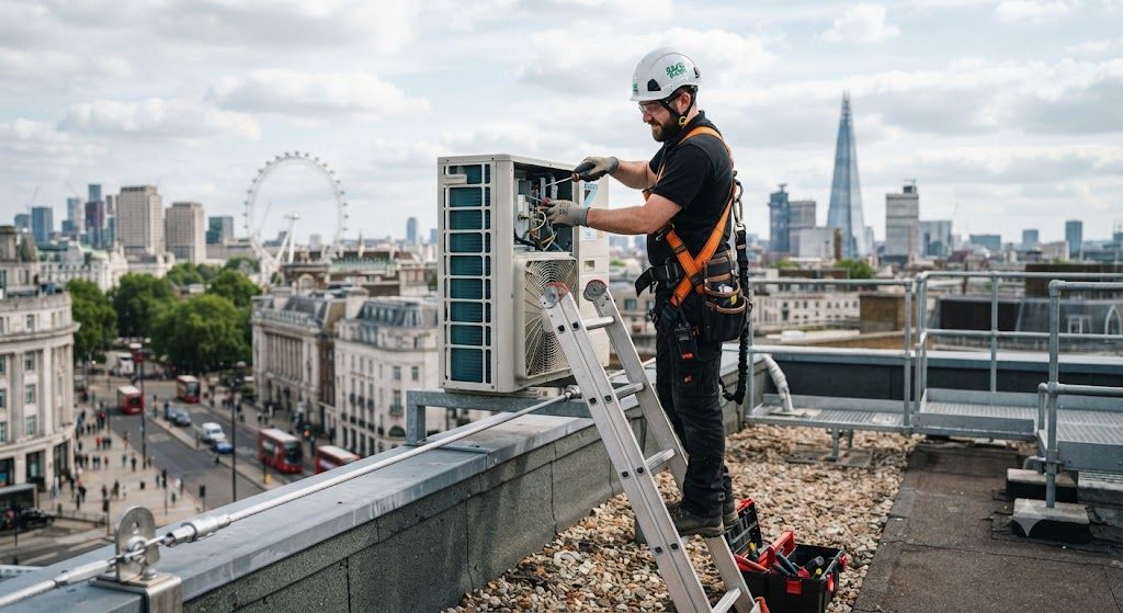 safe working at height for aircon maintenance