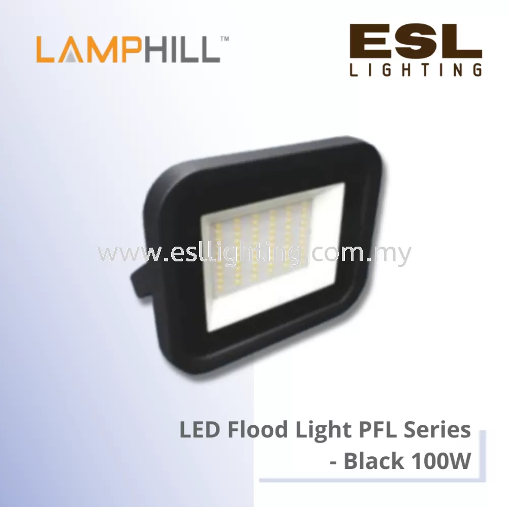 LAMPHILL LED Flood Light PFL SERIES (Black) - PFL-10030W / PFL-10065W