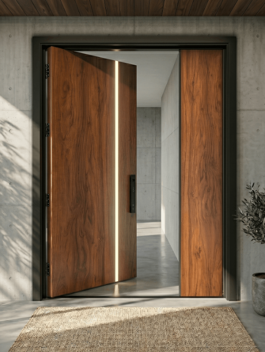 TOP SENDORA Flec Light V2 Wooden Door