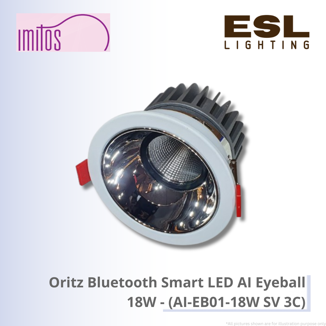 IMITOS Oritz Bluetooth Smart LED AI Eyeball 18W - AI-EB01-18W SV 3C