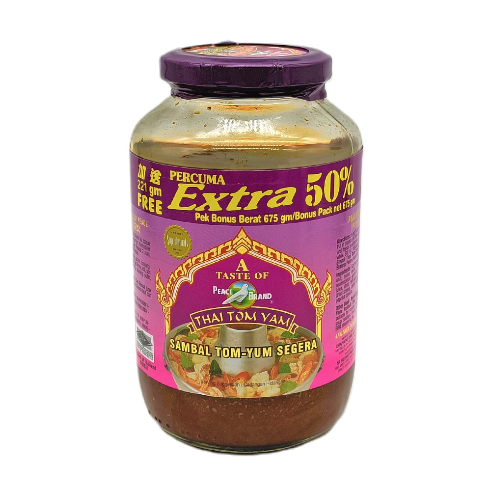 Peace Brand Thai Tom Yam Paste - Extra 50% 454g