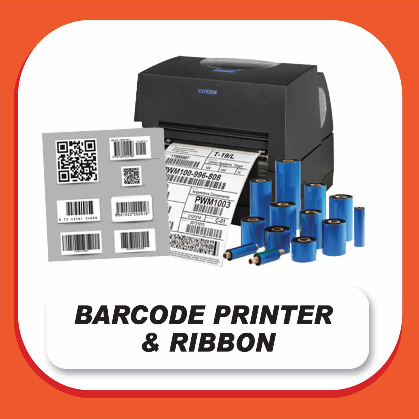 Barcode Printer & Ribbon