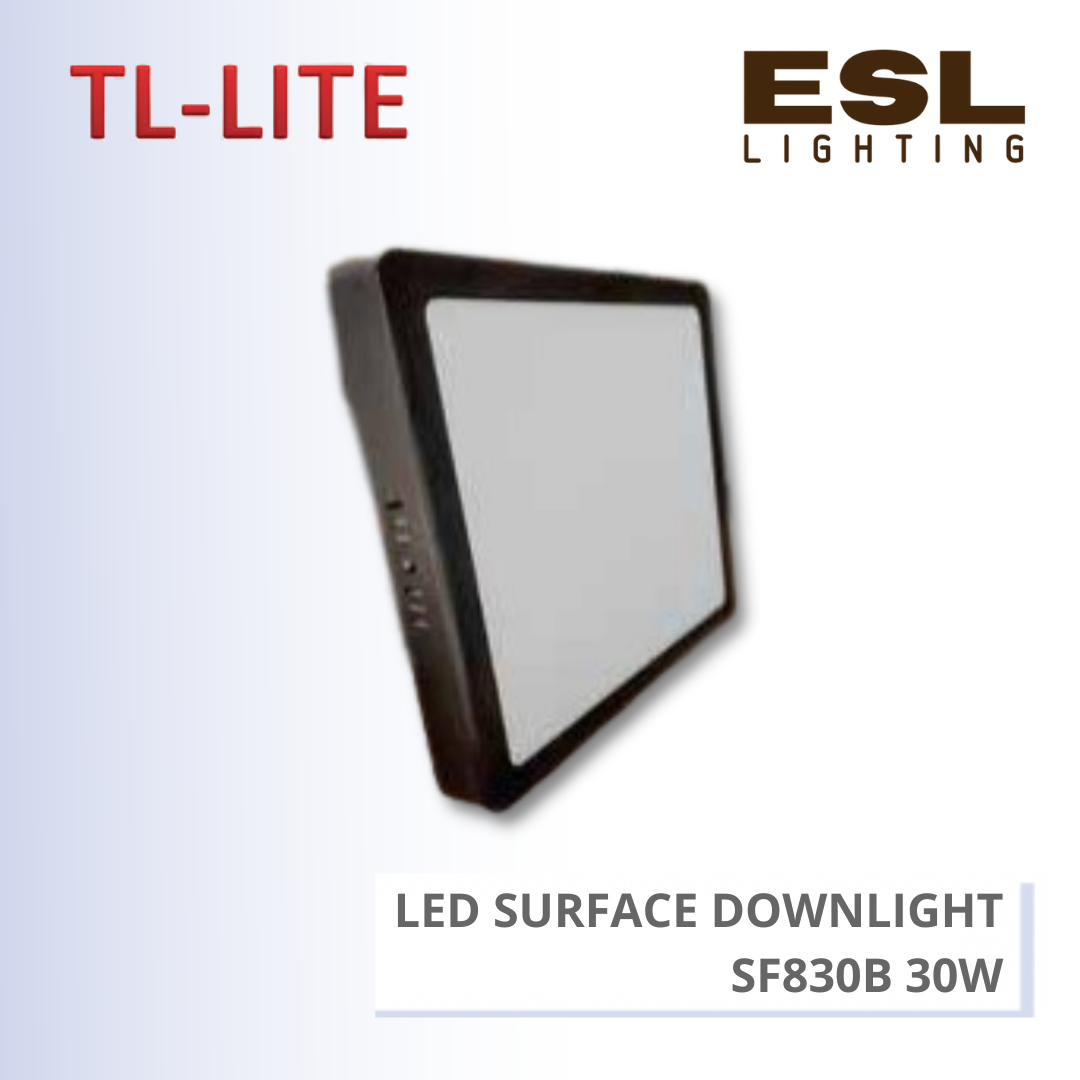 TL-LITE DOWNLIGHT - LED SURFACE DOWNLIGHT (BLACK) - 30W - SF830B
