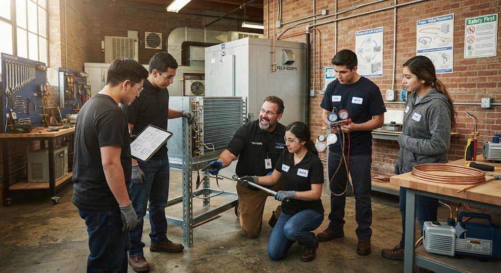 Refrigeration system installation course