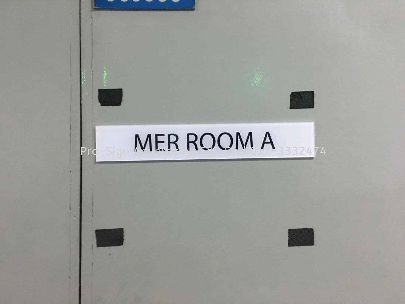 ACRYLIC SIGNAGE (TNB SERVER ROOM, BRICKFIELDS, 2019)