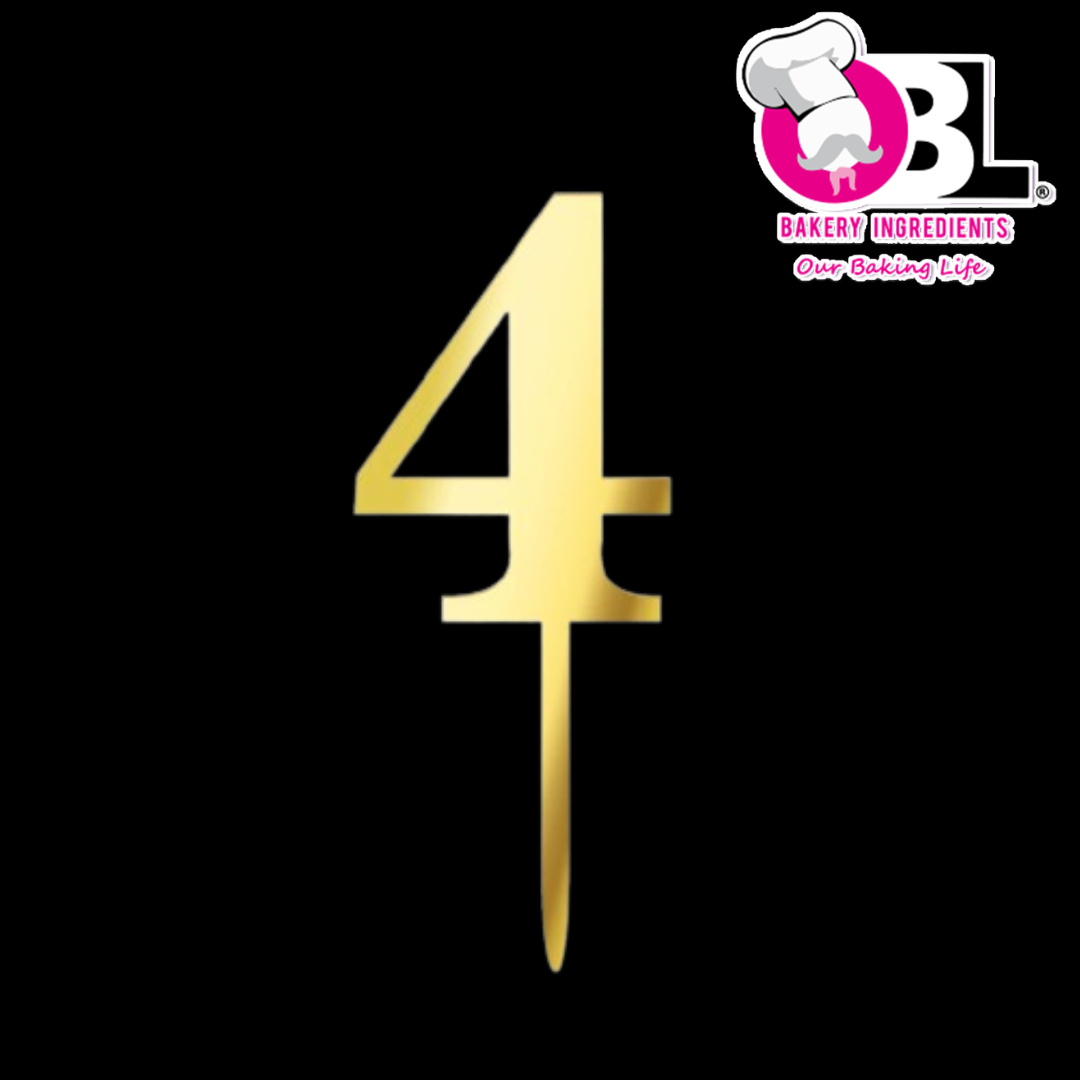 109388 ACRYLIC TOPPER NUMBER