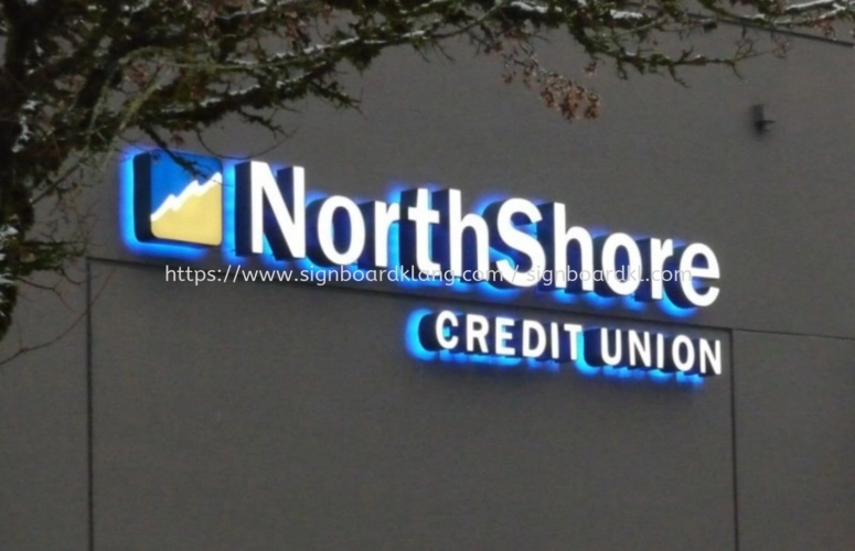 NorthShore Credit Union 3D LED Signage at Malaysia
