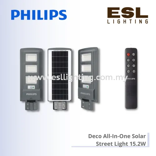 PHILIPS Deco All-In-One Solar Street Light 15.2 W - BRC050 LED20/765