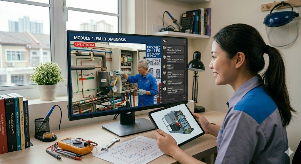 Online packaged chiller course