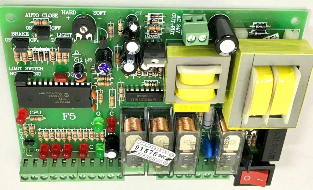 F5 Autogate AC Sliding Control Board PCB Panel