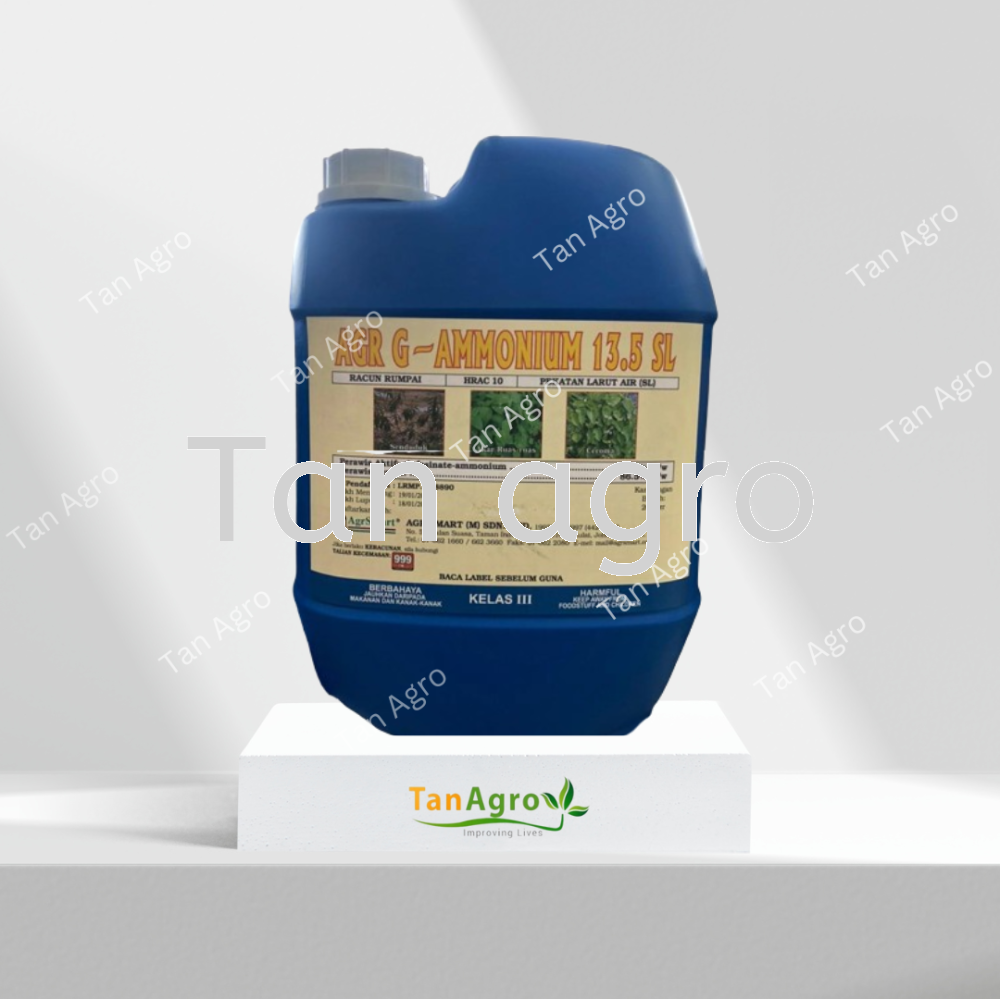 AGR Smart Herbicide AGR - G AMMONIUM 13.5 SL ( A.i : glufosinate-ammonium 13.5%) 20L
