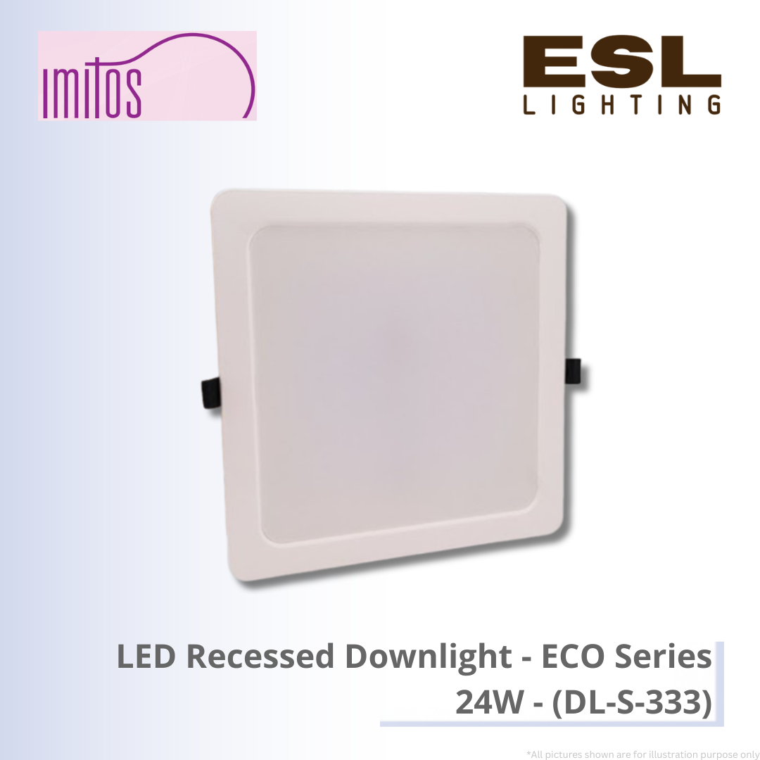IMITOS LED Recessed Downlight (ECO Series) 24W - DL-S-333 [SIRIM]