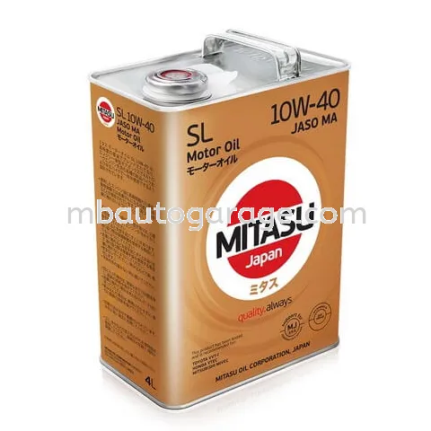 MJ-131. MITASU MOTOR OIL SL 10W-40