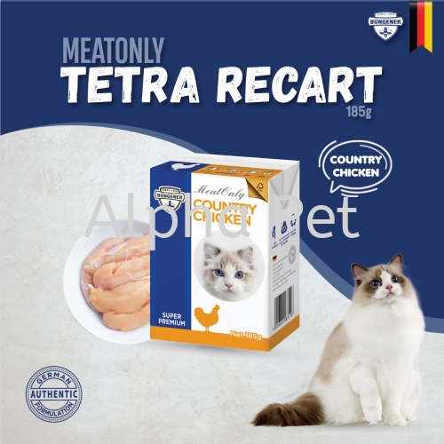 Bungener Meatonly Tetra Recart Wet Food Series - Country Chicken ( Cat )