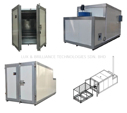 Diesel powder coating oven