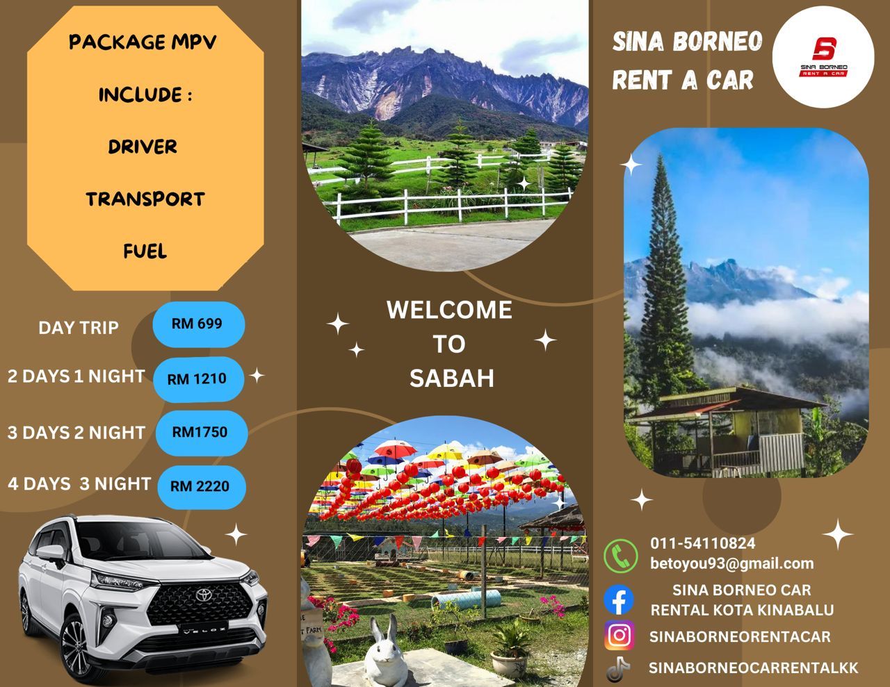 Car Rental Package MPV