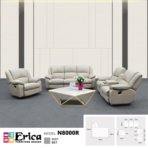 N8000R 1+2+3 Recliner Sofa