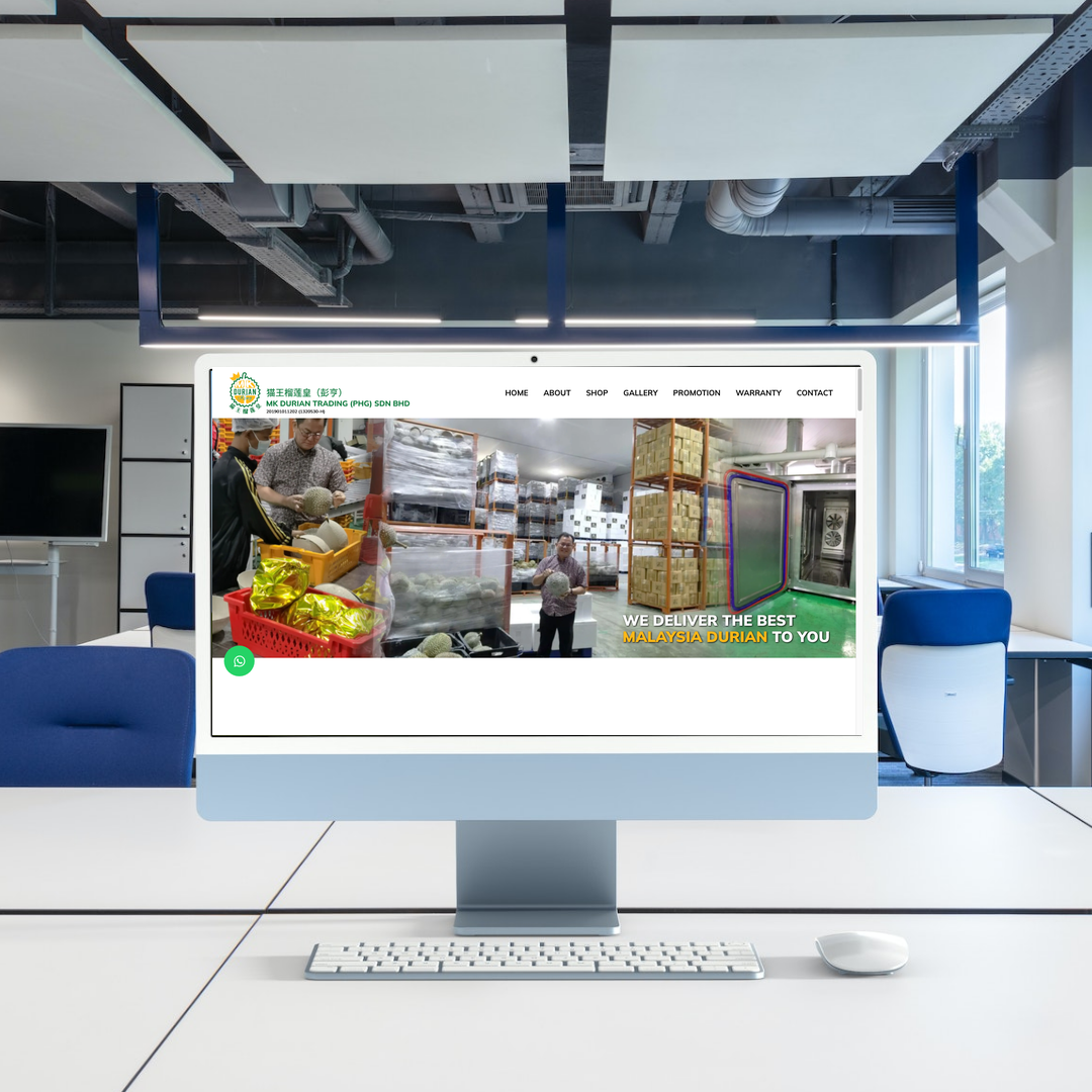 Durian Exporter Website Design & SEO | Kuala Lumpur