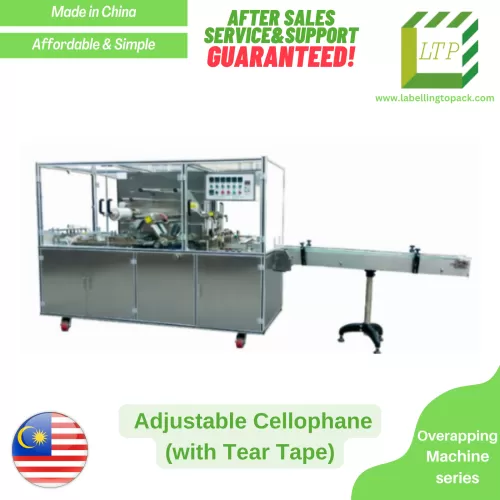 Adjustable Cellophane Overwrapping Machine (With Tear Tape)
