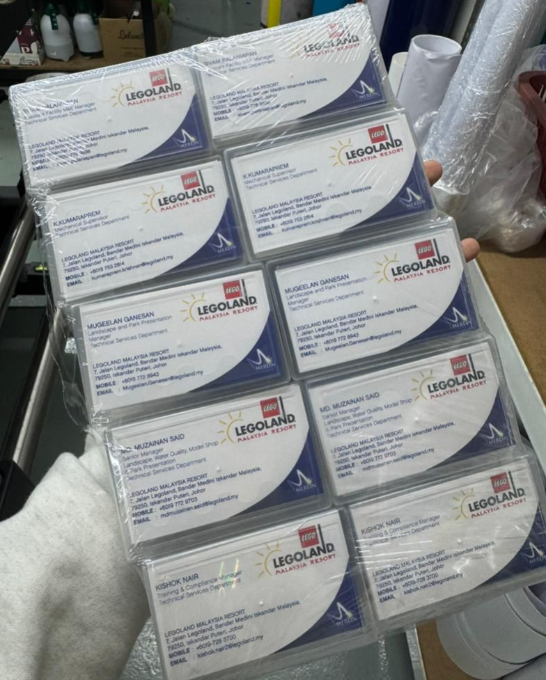 LEGOLAND Business Card Design & Printing Service | Premium Name Card Printing in Johor Bahru (JB)