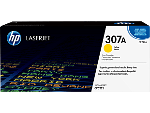 HP 307A Yellow Original LaserJet Toner Cartridge CE742A