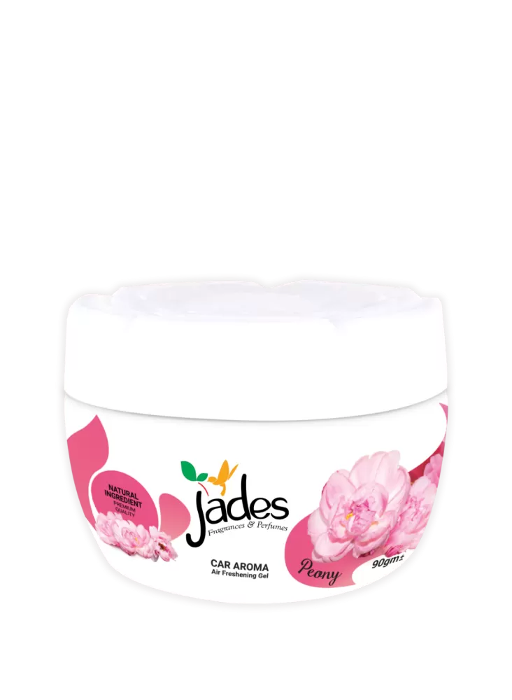 Jades Car Aroma Gel 90gm - Peony (Air Freshener Car)