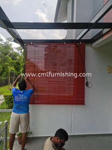 Outdoor Wooden Blind