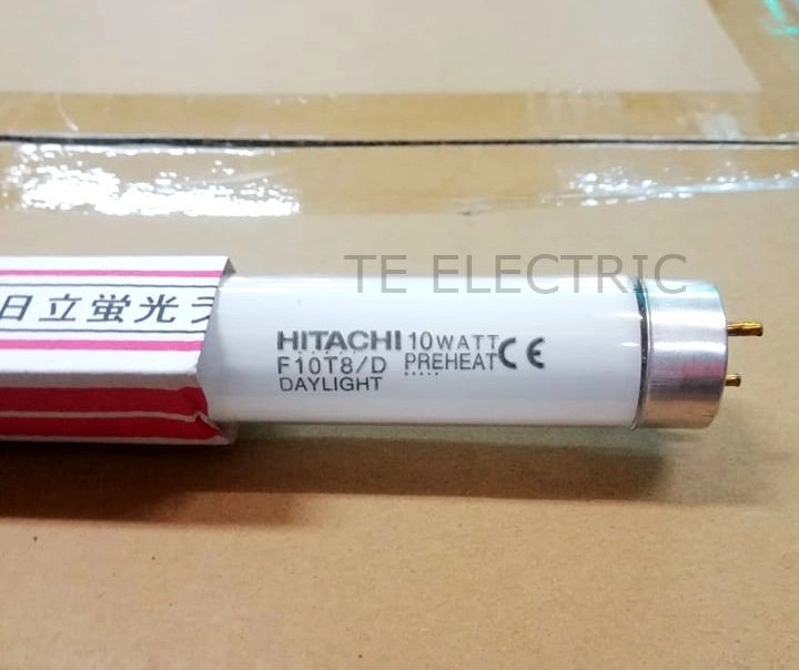 HITACHI 10 W F10T8 FLUORESCENT TUBE (DAYLIGHT)