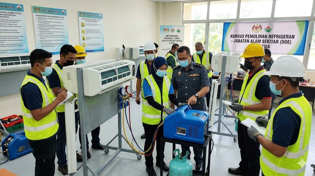 refrigerant recovery course DOE Malaysi
