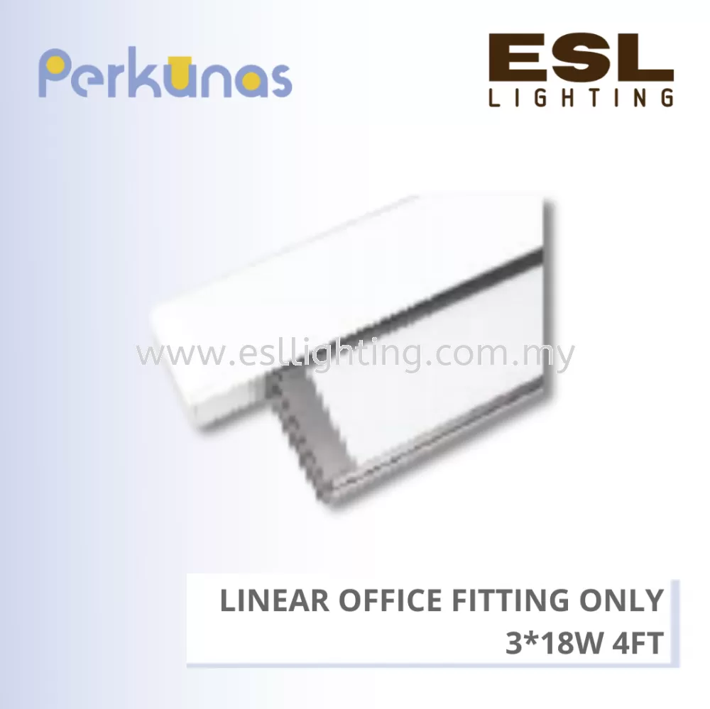 PERKUNAS LINEAR OFFICE FITTING ONLY 3*18W 4FT