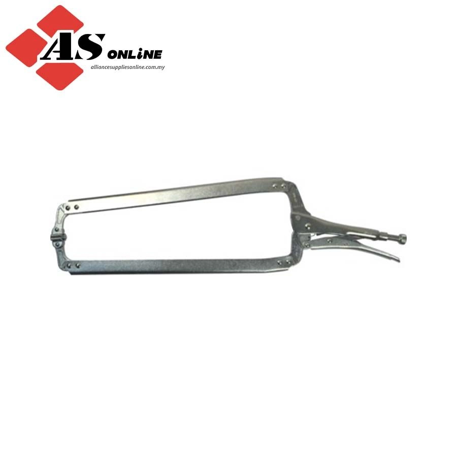 KENNEDY 16in./400mm Locking C-Clamp, Steel Jaw, Ergonomic Handle / Model: KEN5589360K