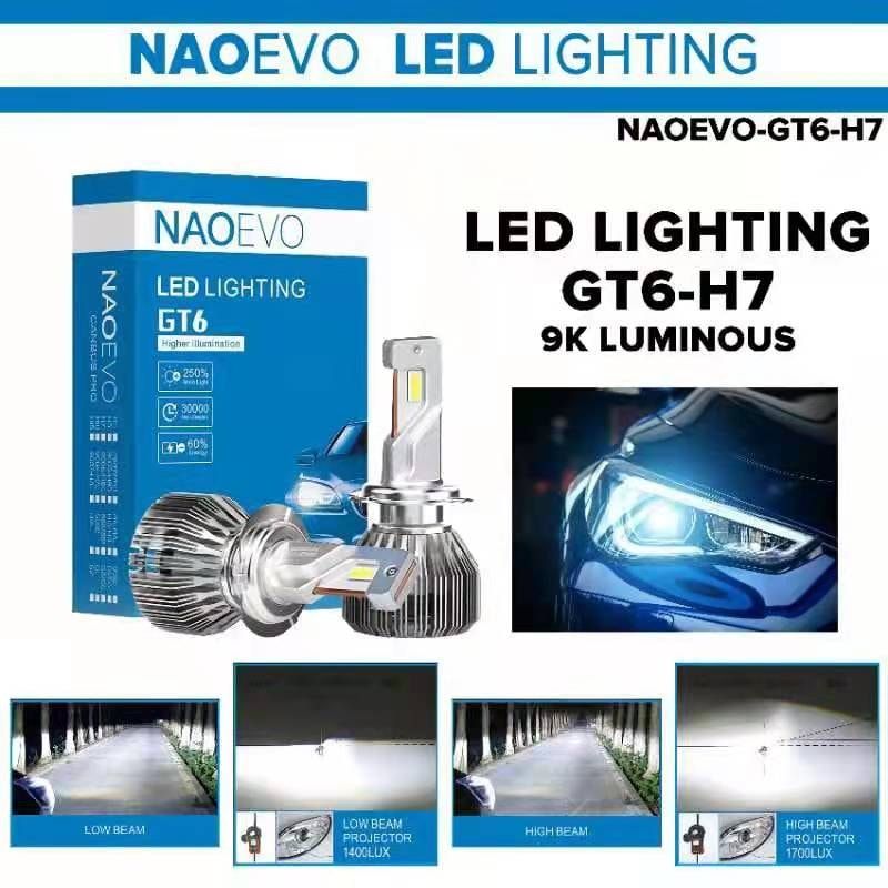 NAOEVO LED GT6-H7 9K Luminous