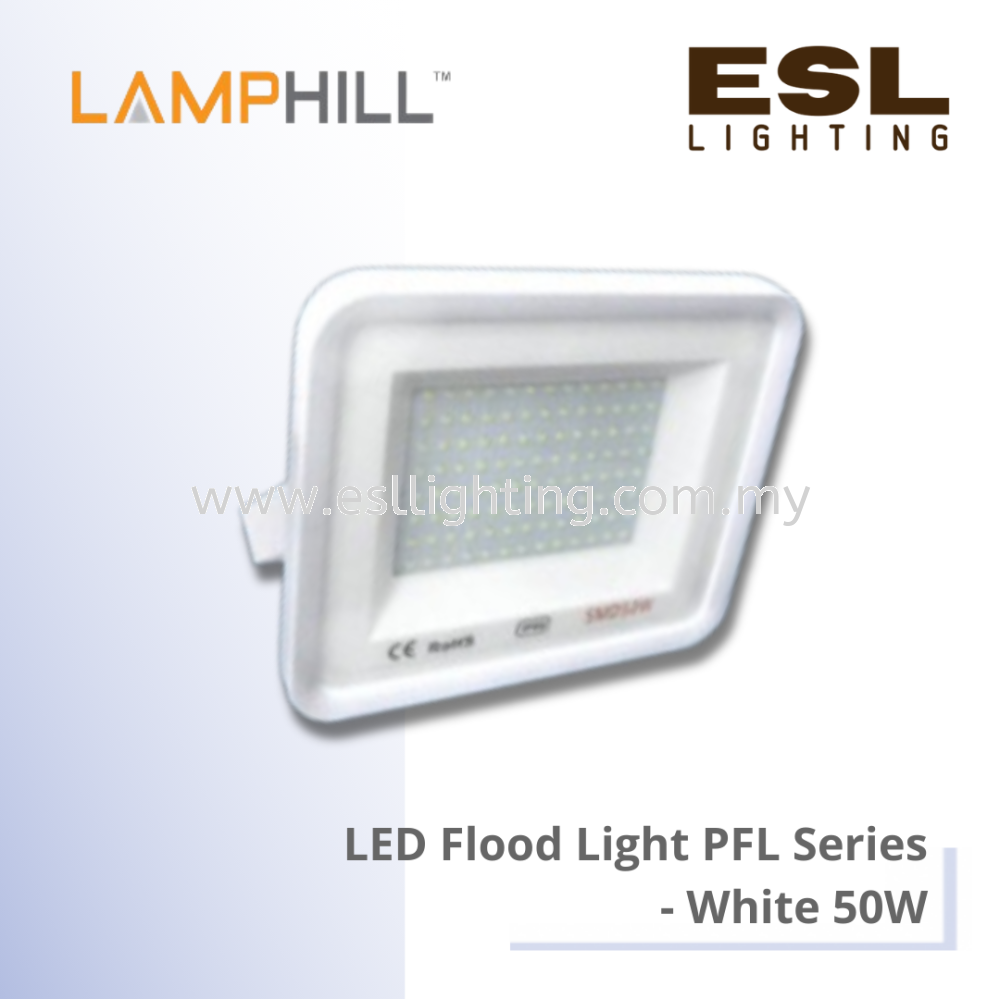LAMPHILL LED Flood Light PFL SERIES (White) - PFL-5030W / PFL-5065W
