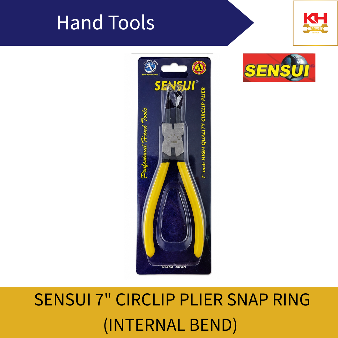SENSUI 7" Circlip Plier Internal Bend