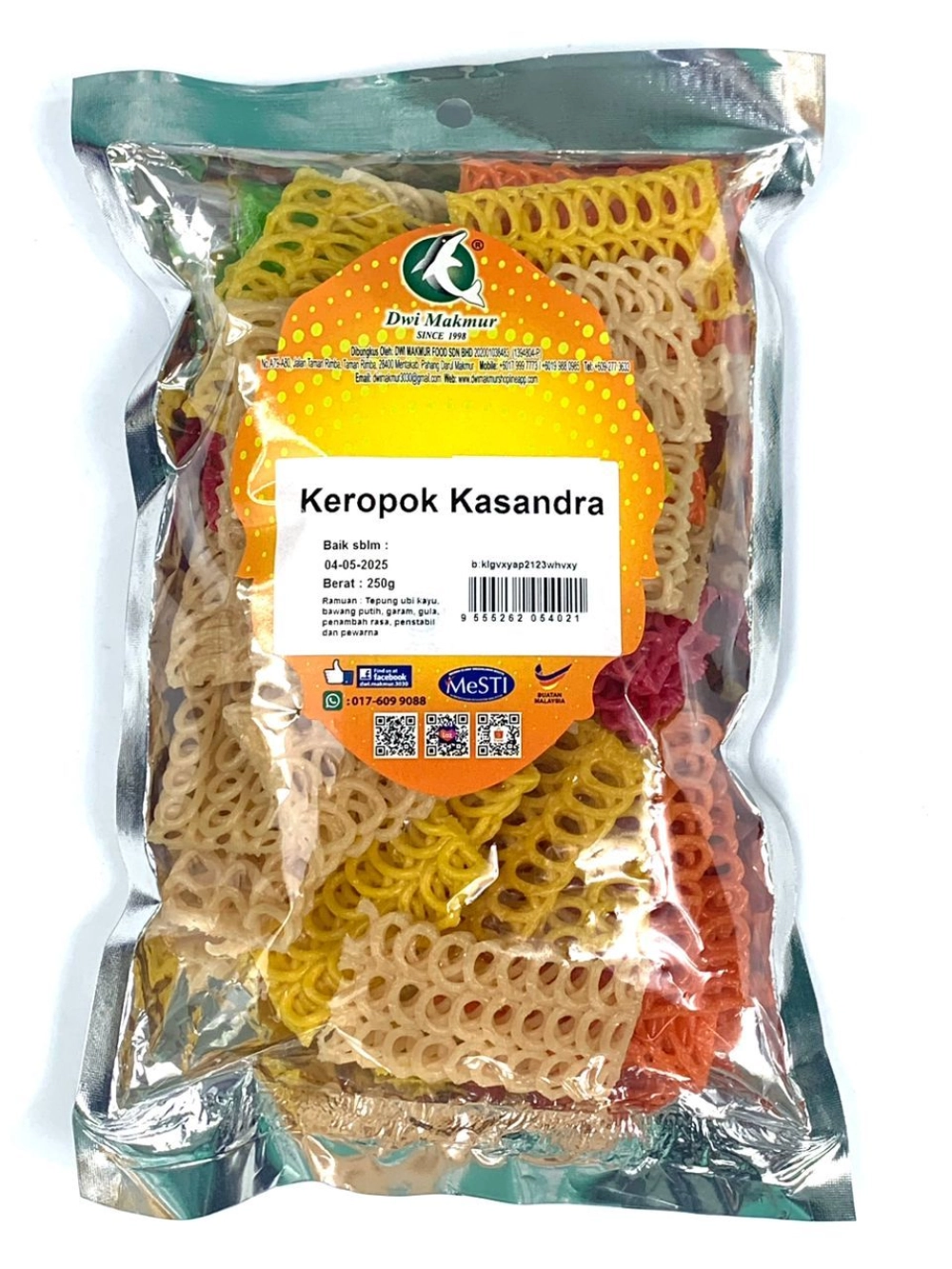 KEROPOK KESANDRA 250G (UNIT)