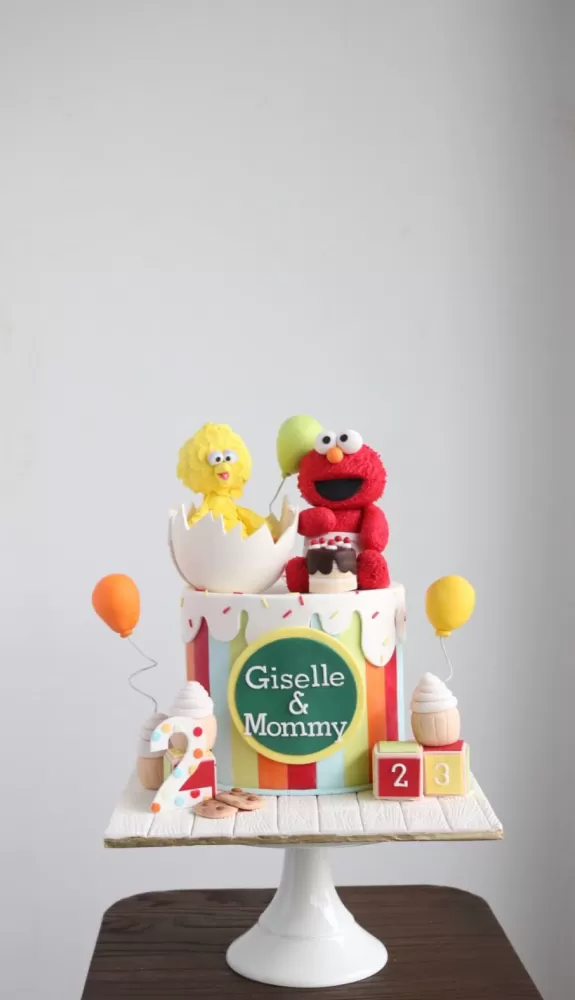 Baby Sesame Street Cake