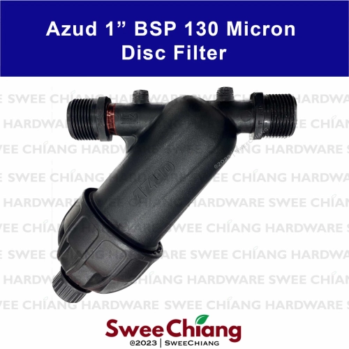 Azud 1” BSP 130 Micron Disc Filter