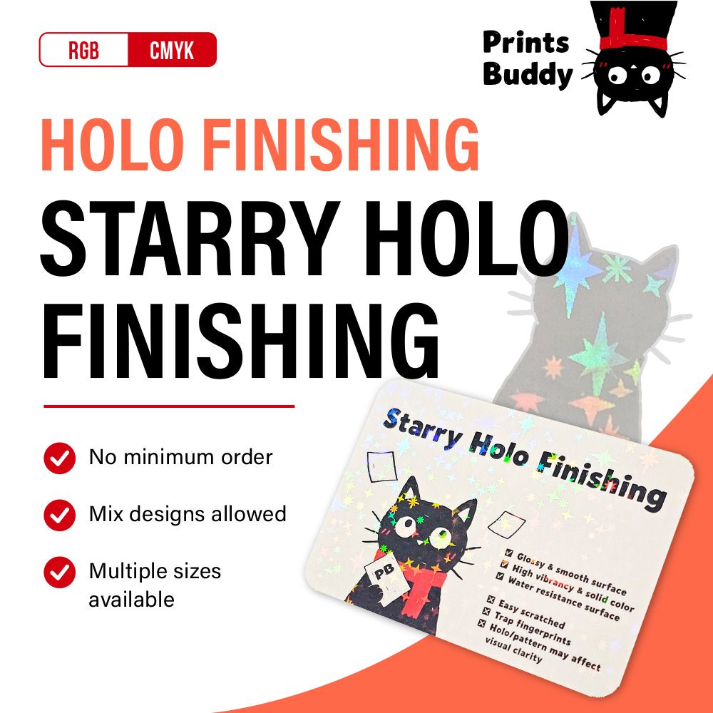 Starry Holographic Finishing