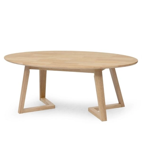 WESTIN 1200 mm x 600 mm Oval Coffee Table Natural