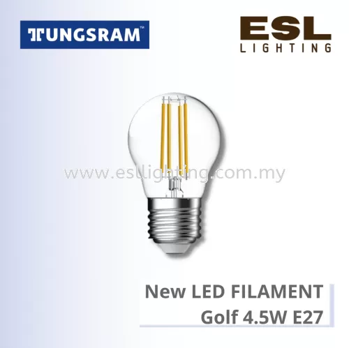 TUNGSRAM LED BULB - NEW LED FILAMENT E27 4.5W - 93118092 / 93118094