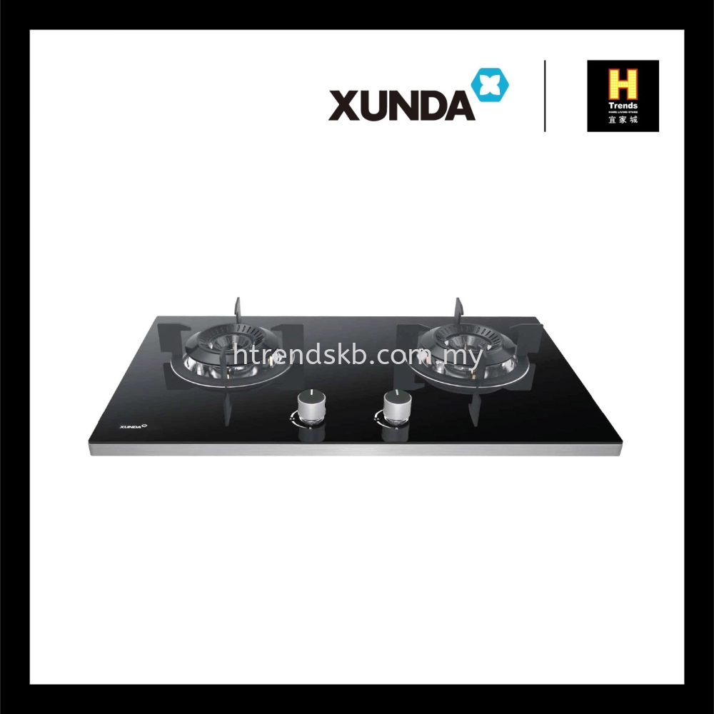 Xunda 2 Burner Build In Tablet Gas Stove (Glass) 2-DB8805