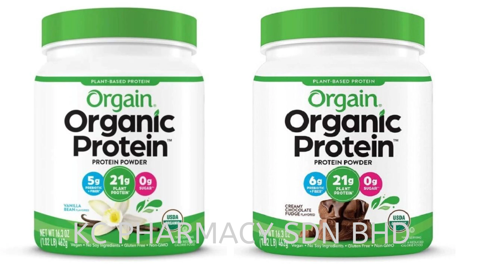 (NEW PRODUCT) Orgain Organic Protein Powder 462g [ Flavour : Vanilla / Chocolate ]