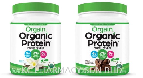 (NEW PRODUCT) Orgain Organic Protein Powder 462g [ Flavour : Vanilla / Chocolate ]