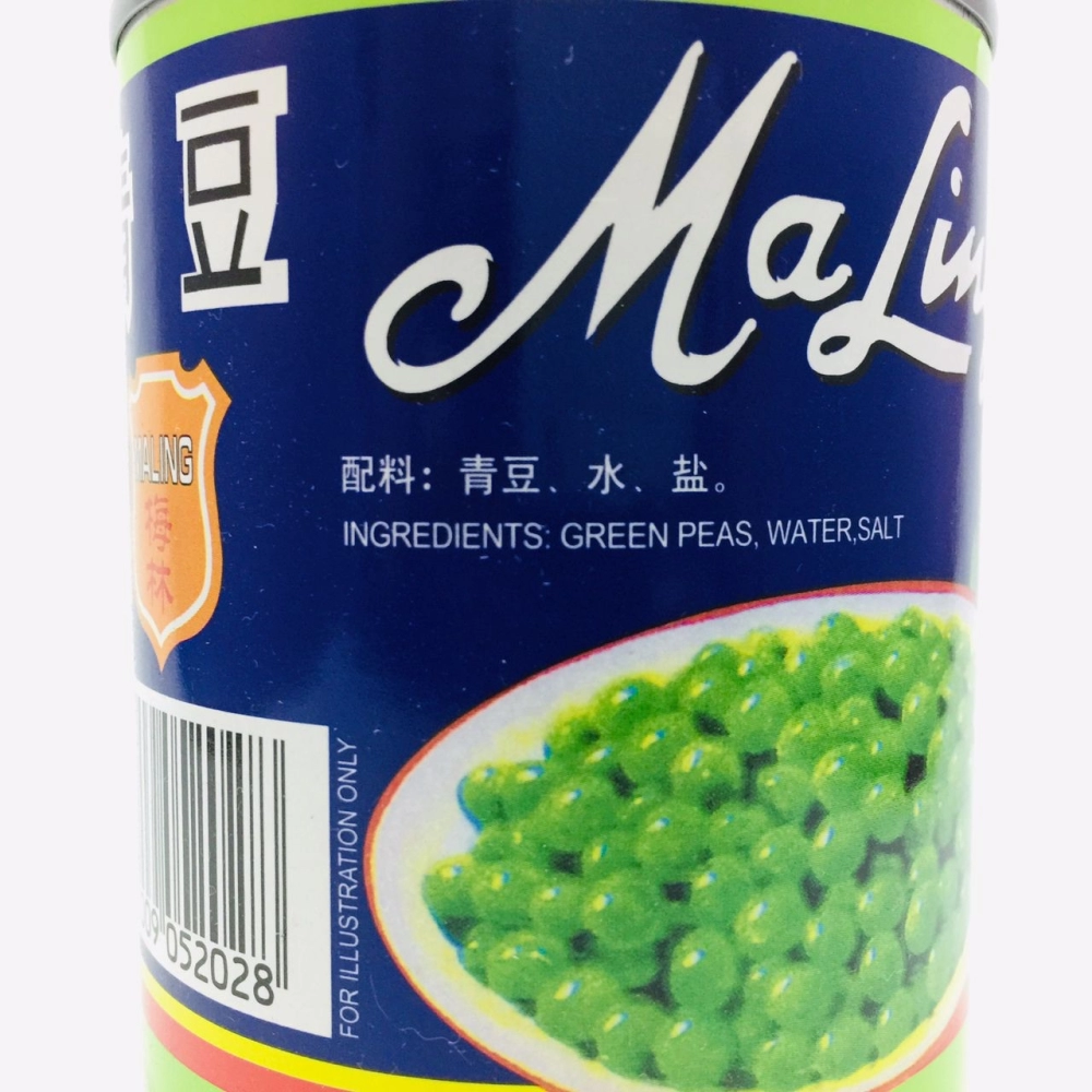 Ma Ling Green Peas 梅林青豆 397g