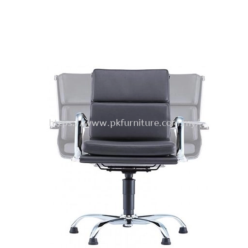 EXECUTIVE LEATHER CHAIR - PK-ECLC-2-V-2-C1 - LEO PAD VISITOR CHAIR