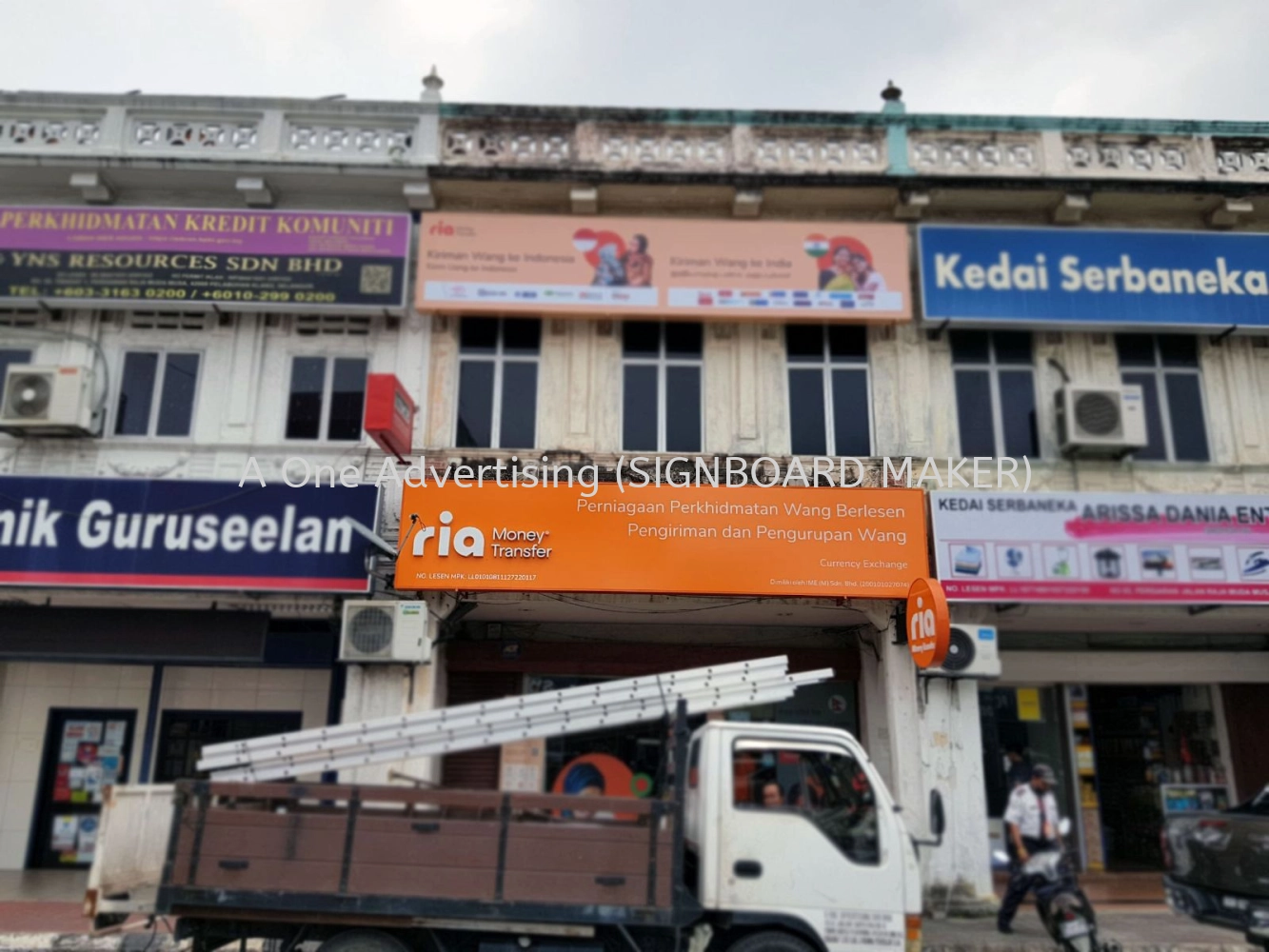 Ria Money Transfer 3D Box Up Lettering Signage Signboard & Signage 3D ...