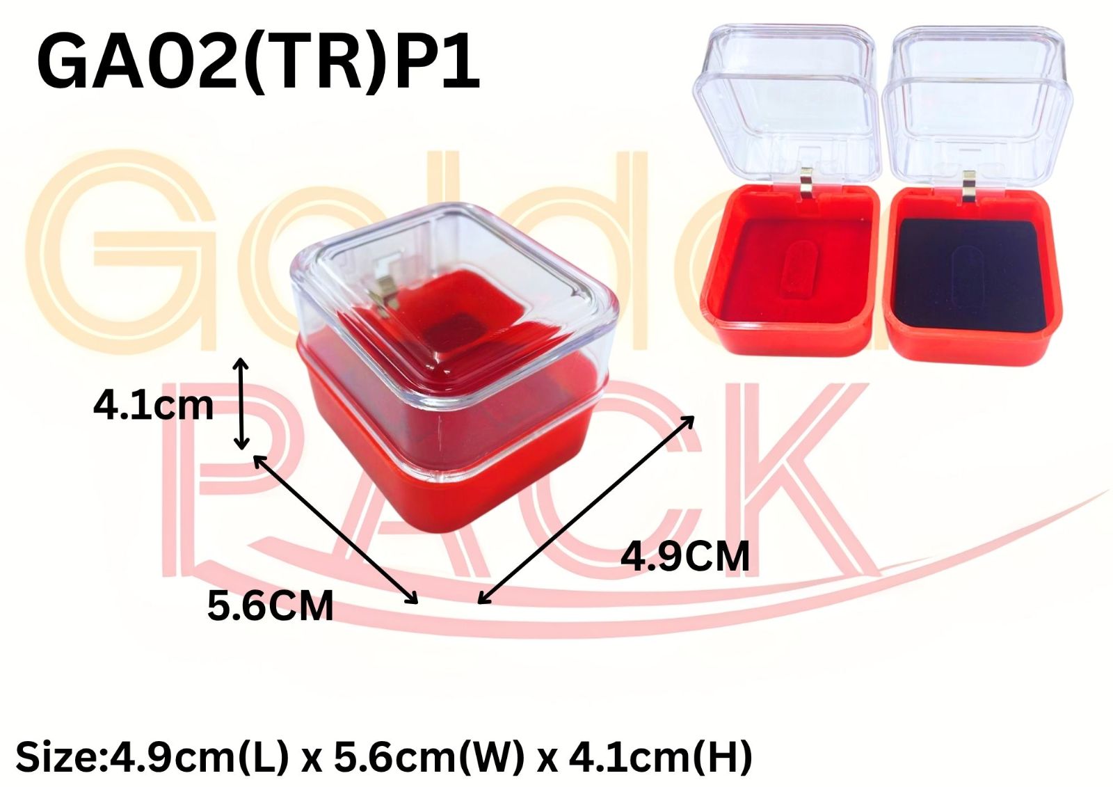 GA02TR(P1)-Jewellery Plastic Box