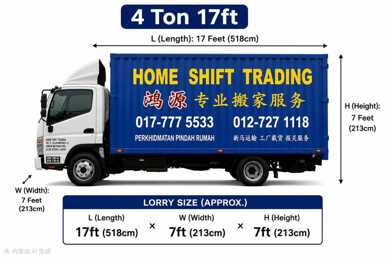 4 Ton 17 Feet Lorry