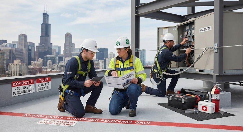 HVAC rooftop safety compliance standards