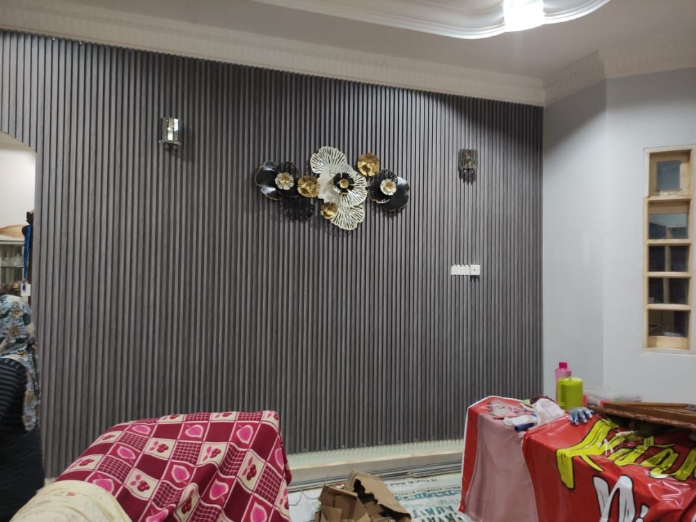 Fluted Wall Panel Code : GREY Selangor, Malaysia Vinyl Floor, PVC ...